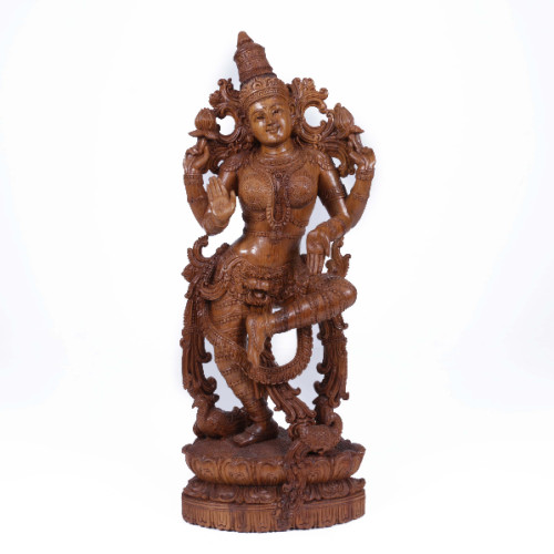 24 inch Teak wood Dancing Lexmi