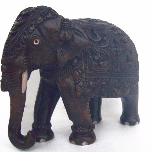 6 inch Rose wood Elephant 
