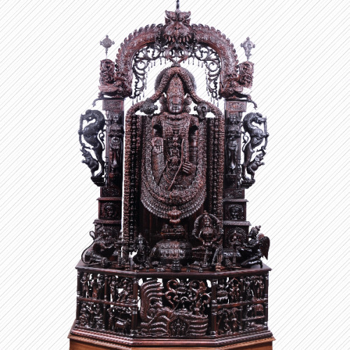 7 ft Thiruppathi Balaji in Rose wood