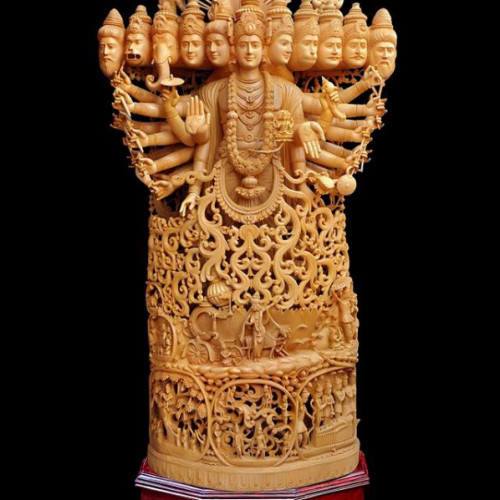 7 ft Viswarupam White Wood (Order only)