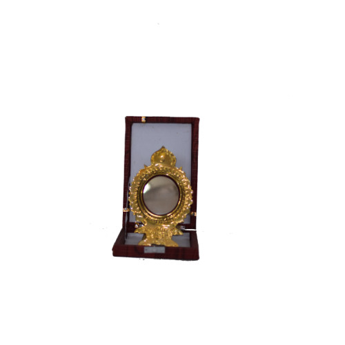 Arranmula Mirror 3 inch mirror Size, Height 7 inch X 4.25 inch Width with attache stand