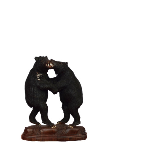 Bear Fitting in rose wood 9 inch 