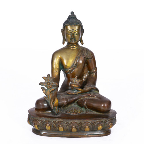 Brass Buddha 9 inch 