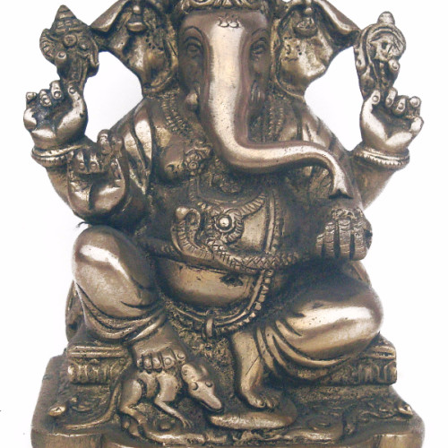 Brass Ganesh 6 inch 