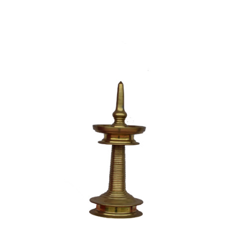 Brass Lamp 13 inch ( Height) X 2.86 kg. Kerala traditional kuthuvilakku from payanoor (Kanoor dist. Kerala) 