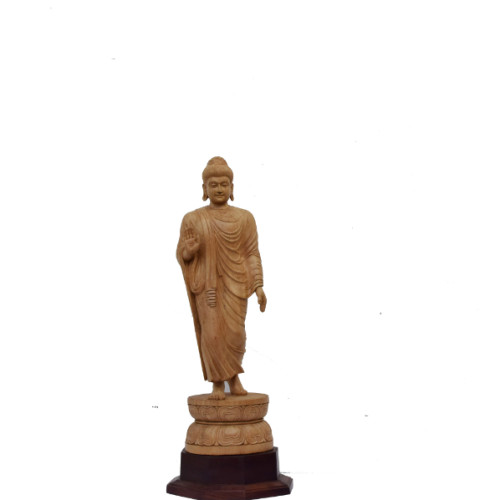 Buddha White wood 