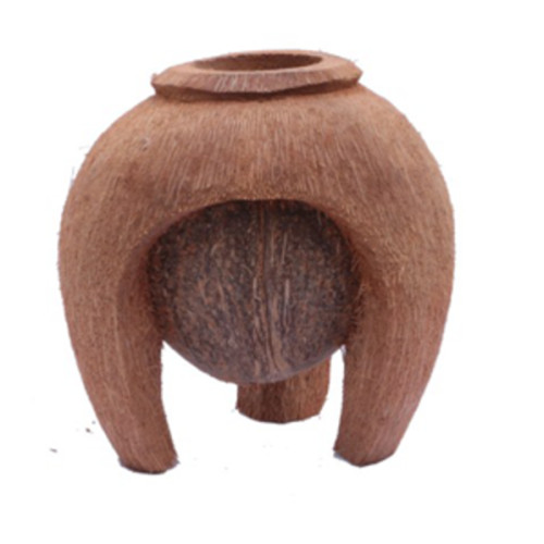 Coconut husk flower pot 
