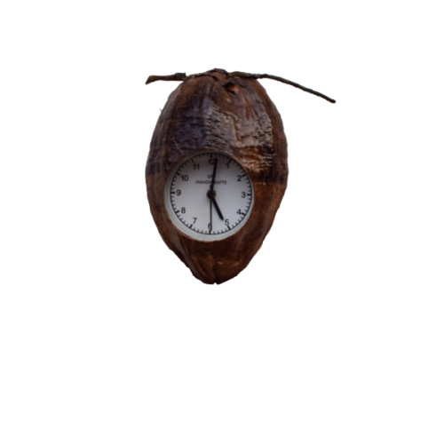 COCONUT HUSK WALL CLOCK