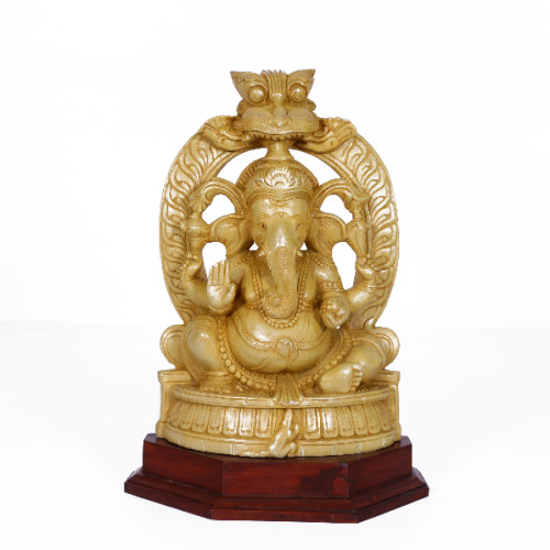 Ganesh Prabha 12 inch white cedar wood