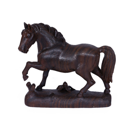 Horse Rose Wood 11 inch 