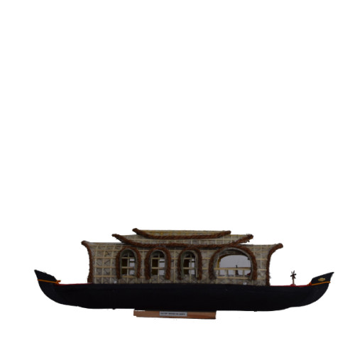 House boat 13 inch bamboo and wood based craft