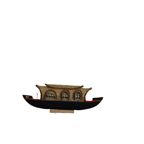 House boat 9 inch bamboo and wood based craft
