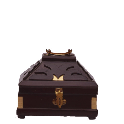 Jewel Box wooden 5 inch (Height) X 6 inch (width) X 6 inch Depth