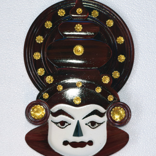 Kadakali face 12 inch wall hang plywood 