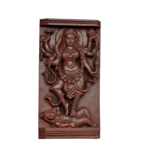 Kali wall panel 17 inch height X 9 inch width X 2 inch depth antique finishing polishing. 