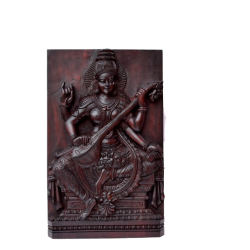 Mahagani wood wall panel rose wood finishing 20 inch  Sarswathi