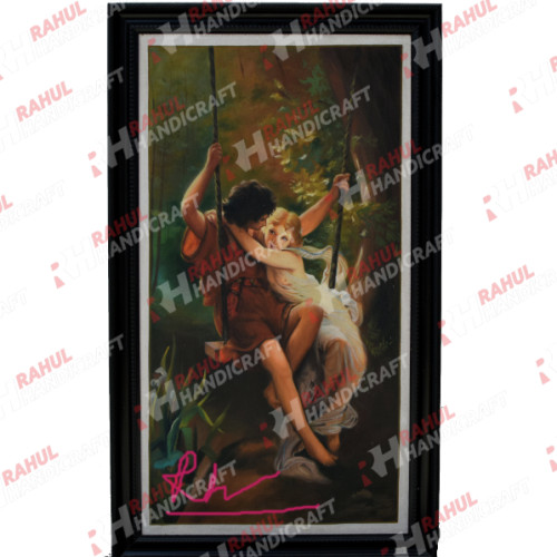 Oil Painting 32.5 inch (H) x 17 inch (W) (with fraim 39 inch X 23 inch) 