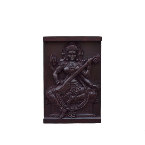 Sarswathi wall hang 16 inch X 11 inch X 2 inch 