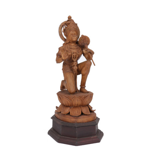 Teak wood 16 inch Sree Hanuman