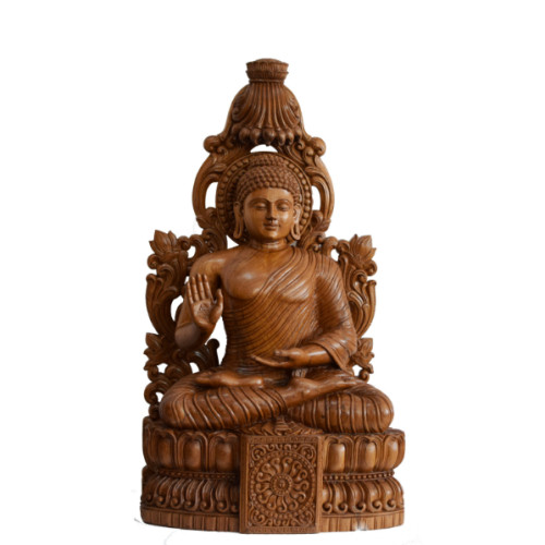 Teak wood Buddha 30 inch 