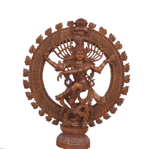 TEAK WOOD NATARAJA 27 INCH 