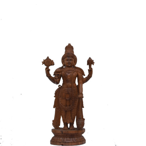 Teak wood Vishnu 28 inch 