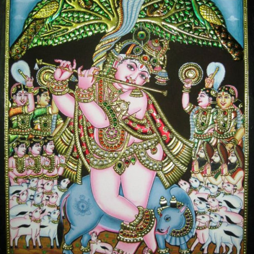 Thanjavor Painting Krishna