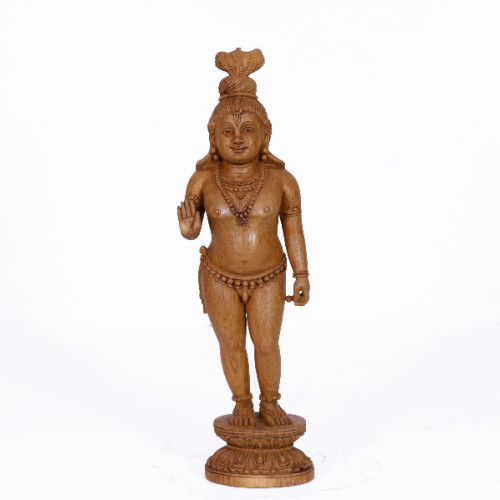 Unni Krishna 20 inch  in Teak wood 