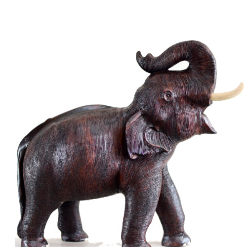 WAGA WOOD ELEPHANT SALUTE 15 INCH 