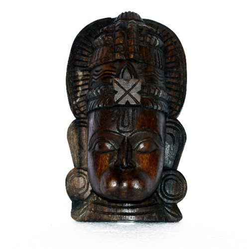 WALL PANEL HANUMAN HEAD WAGA WOOD