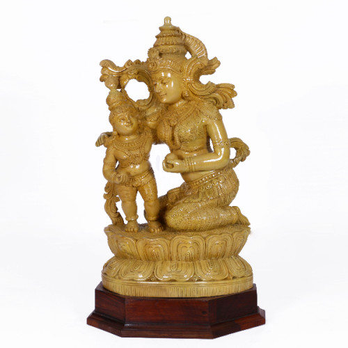 White wood Yesodha Krishnan 20 inch 