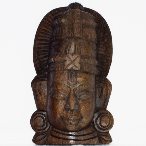 WOOD WALL PANEL SHIVA HEAD
