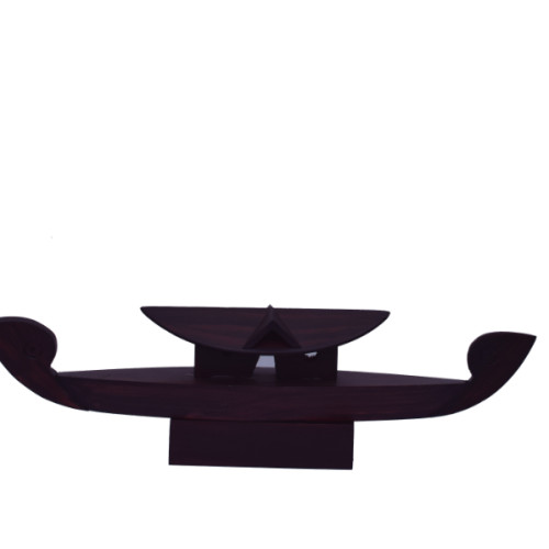 wooden Boat with base fro cooperate gift 12 inch  