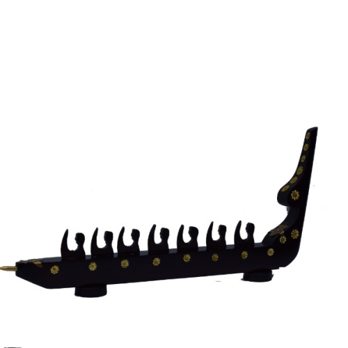 Wooden snake boat 7 man 